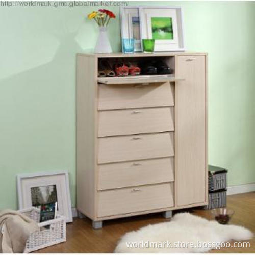 Shoes Cabinet with Melamine Finish